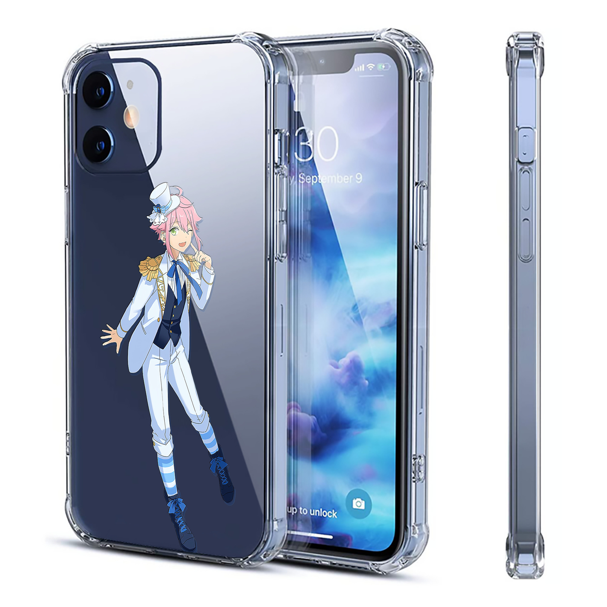 （画像用） あんさんぶるスターズ! Ensemble Stars 【iPhone 12シリーズ対応】透明スマホケース（クリアソフトケース）